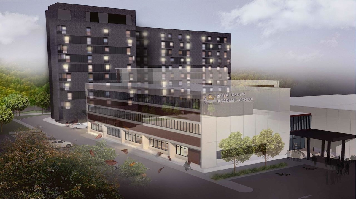 Student Residence Planned at Toronto's Royal Crown Academic School